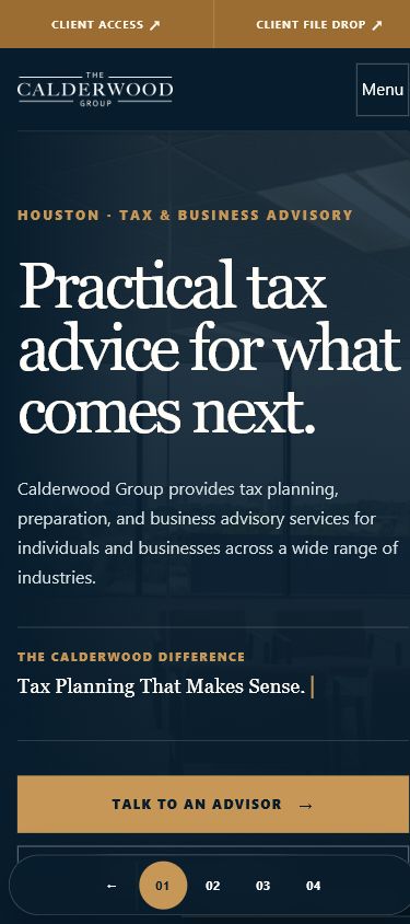 Mobile preview of the Editorial Authority homepage